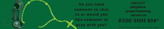 LCCT Telephone Prayer/Listening Service advert